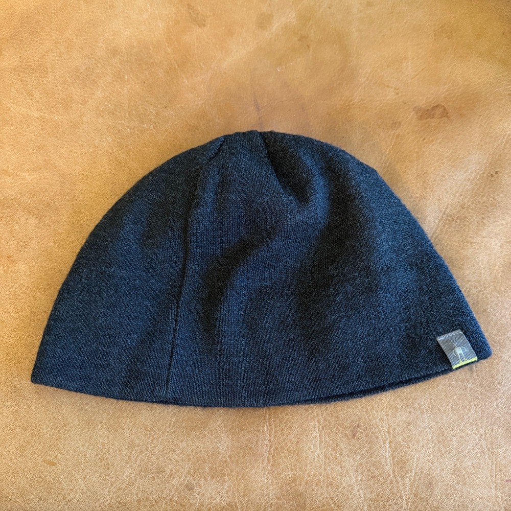 Smartwool Beanie Men One Size Charcoal Grey Merino Wool Winter Hat SC143